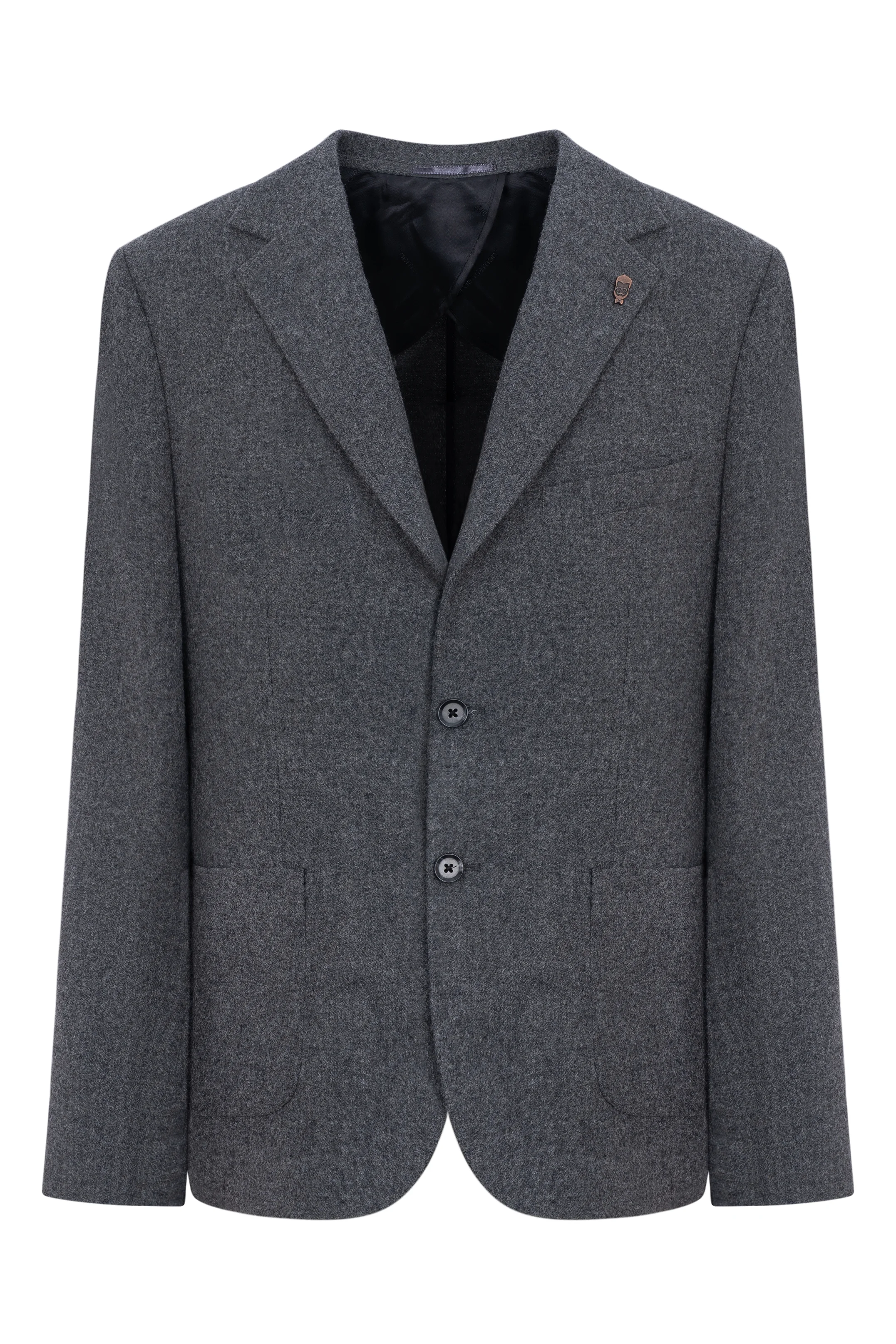 Сірий піджак з вовною