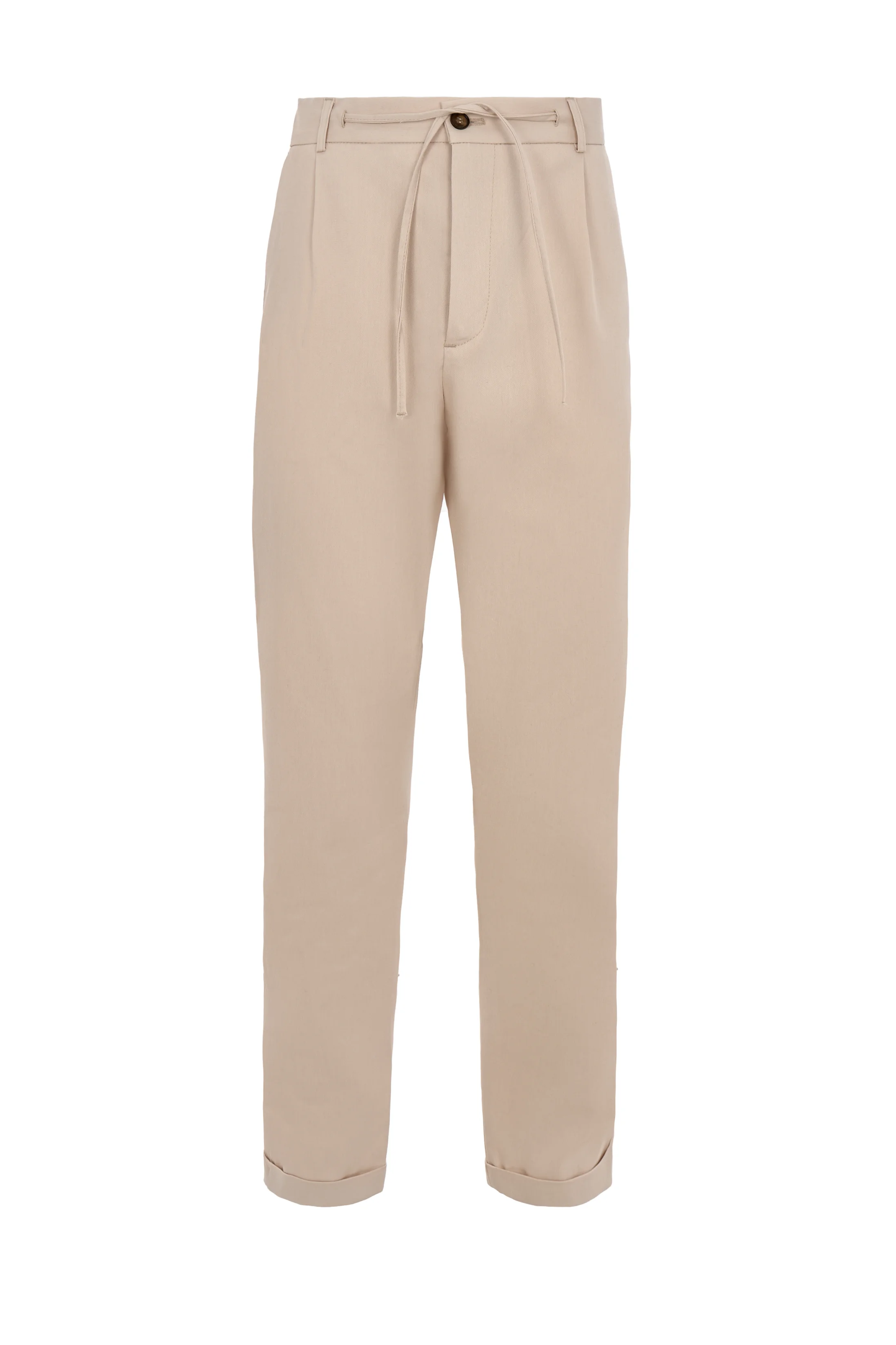 be Gentleman Beige jogger pants