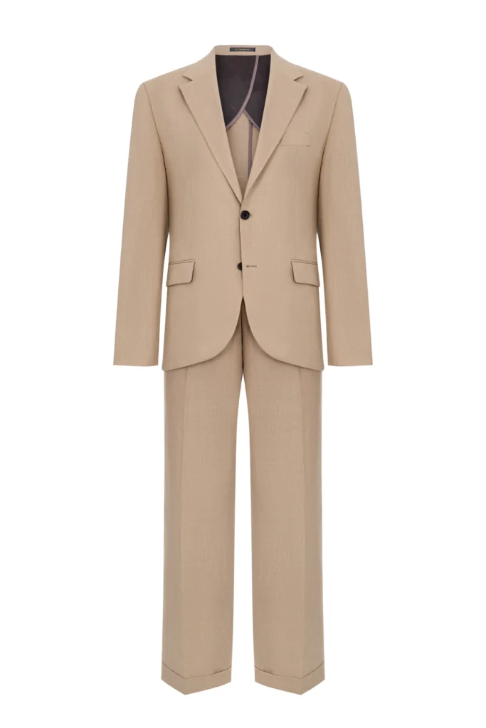 Костюм лляний пісочний be Gentleman 2
