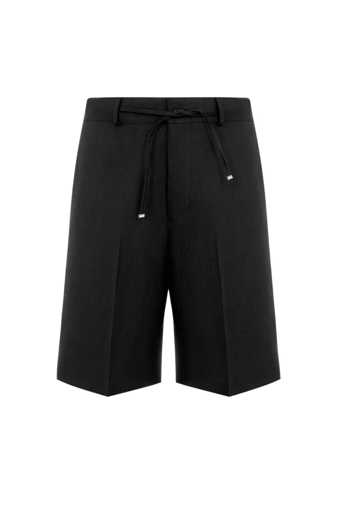 Шорти лляні чорні be Gentleman 2