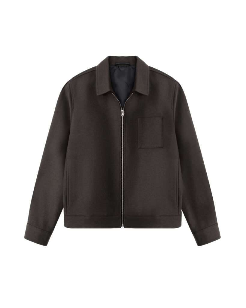 Куртка на основі вовни коричнева be Gentleman 2