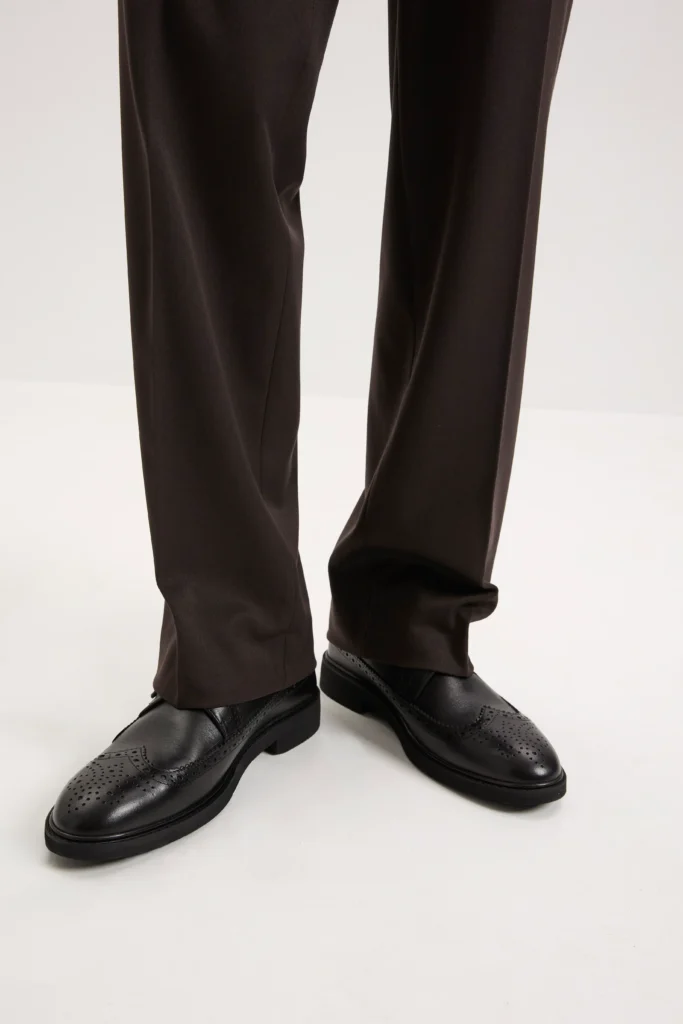 Туфлі-броги чорні be Gentleman 2