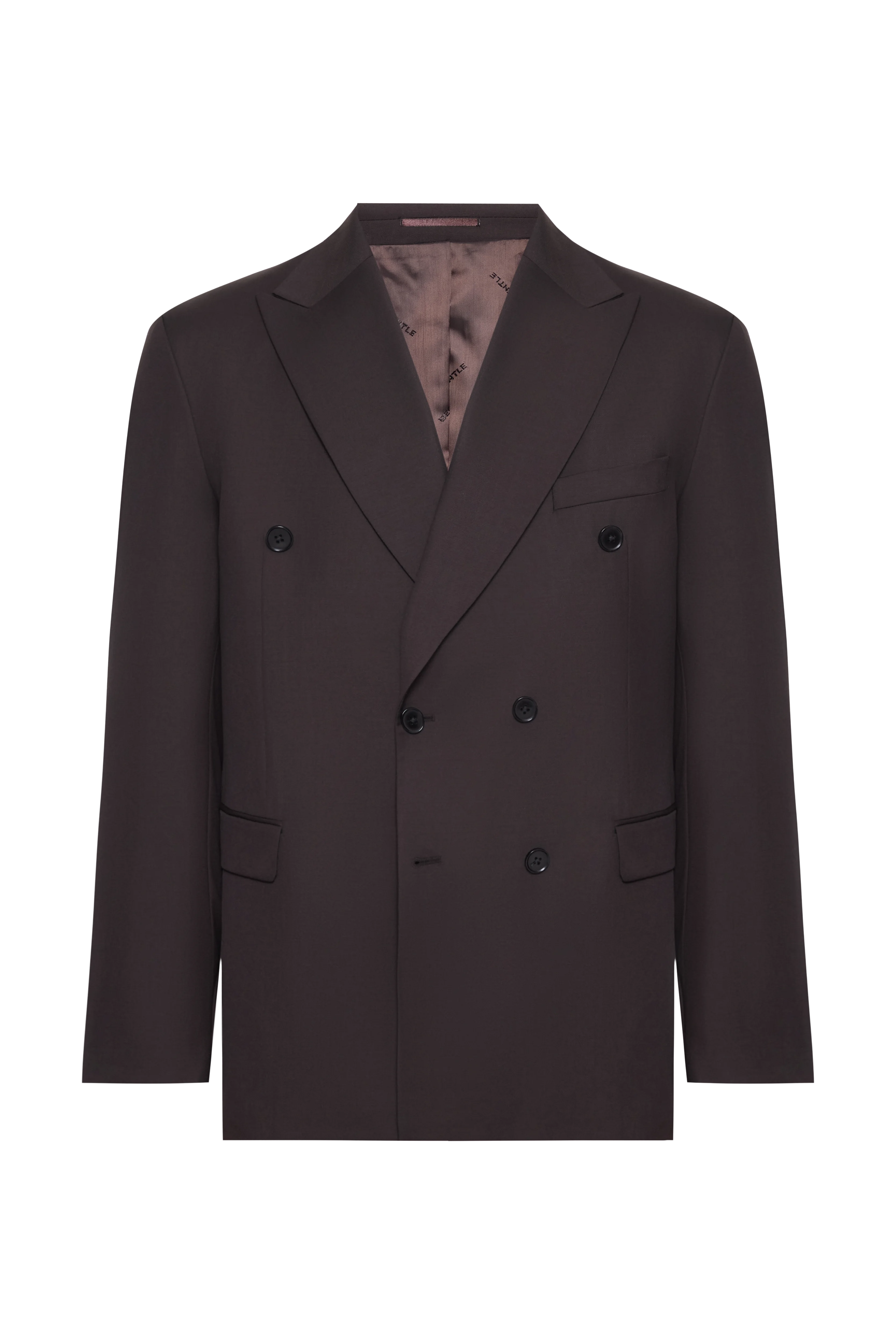 Костюм двобортний Deep brown