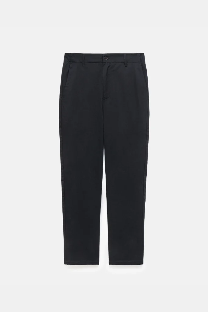 Штани-чіноси прямого крою чорні be Gentleman 2