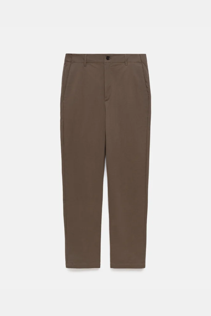 Штани-чіноси прямого крою хакі be Gentleman 2