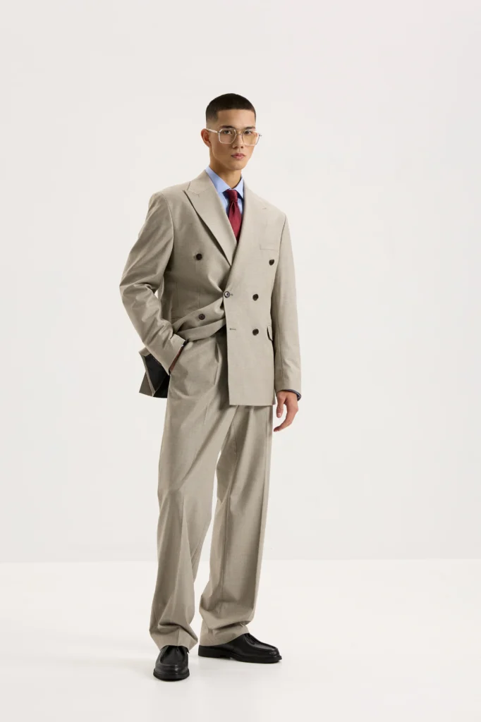 Костюм двобортний Light beige be Gentleman 2