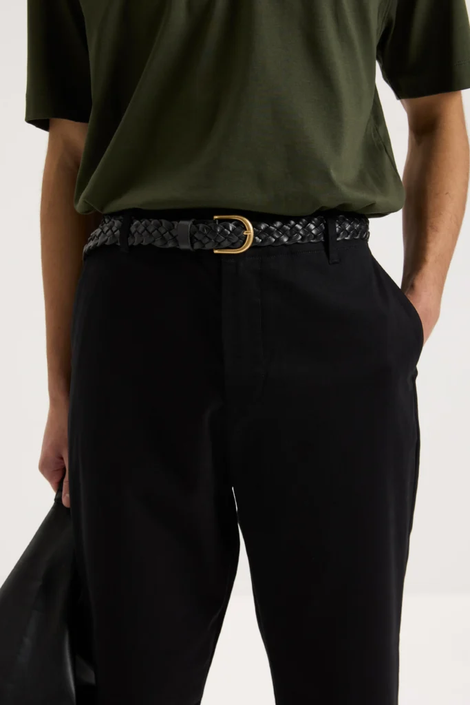 Штани-чіноси прямого крою чорні be Gentleman 2