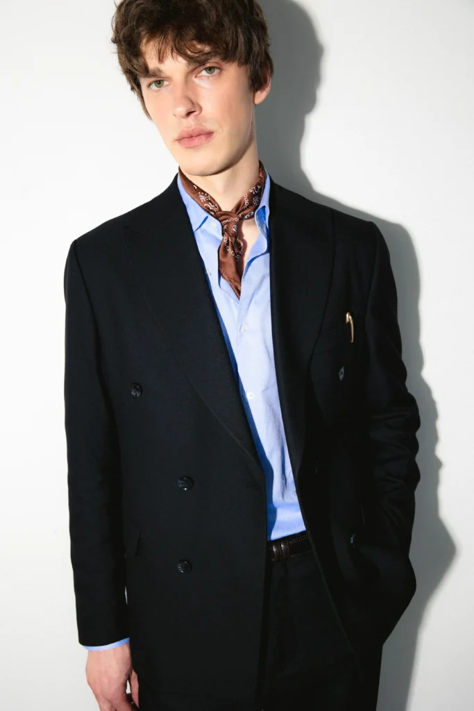 Костюм Obsidian Double двобортний чорний be Gentleman 2