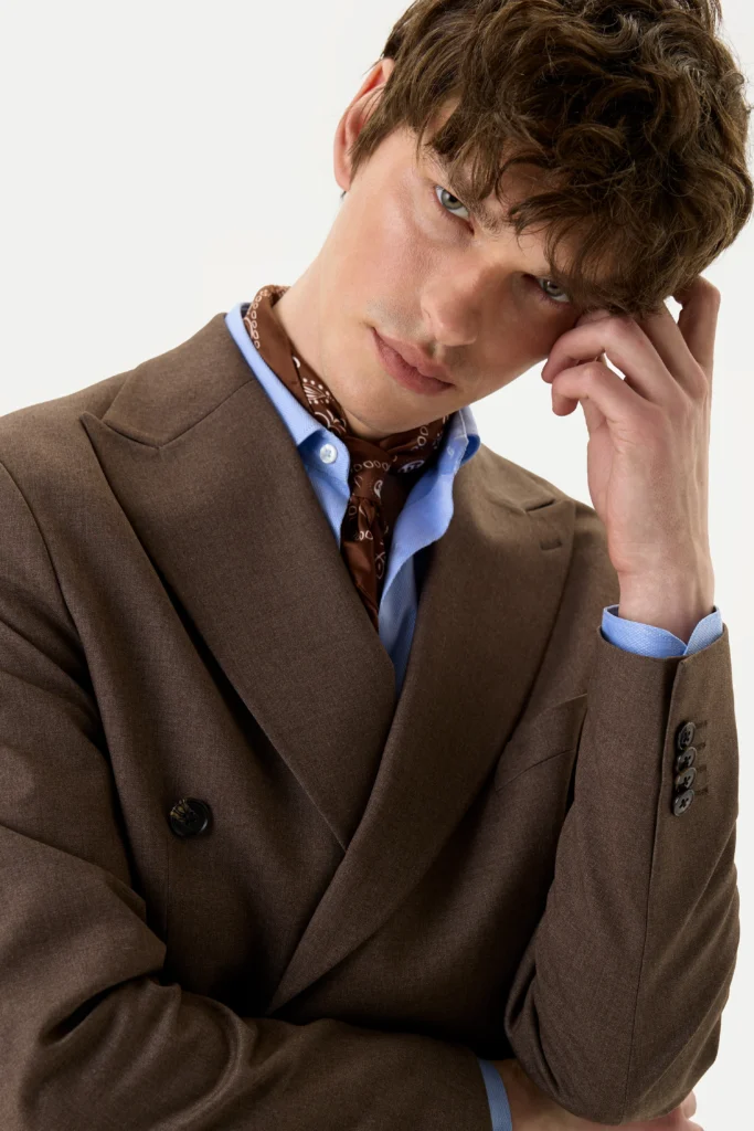 Костюм Roast Double двобортний мокка be Gentleman 2