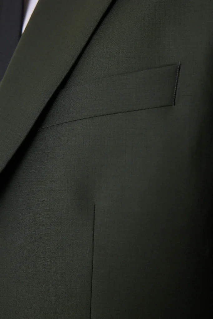 Костюм-трійка Shadow Olive зі 100% шерсті be Gentleman 2