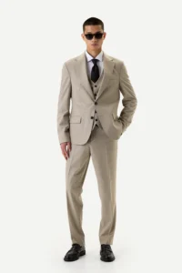 Костюм-трійка Cream Beige be Gentleman 5