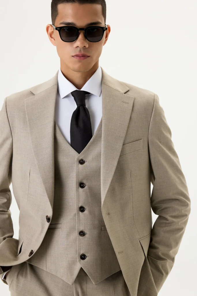 Костюм-трійка Cream Beige be Gentleman 2