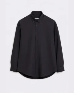 Сорочка-оксфорд чорна be Gentleman 5