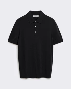 Трикотажна сорочка-поло чорна be Gentleman 5