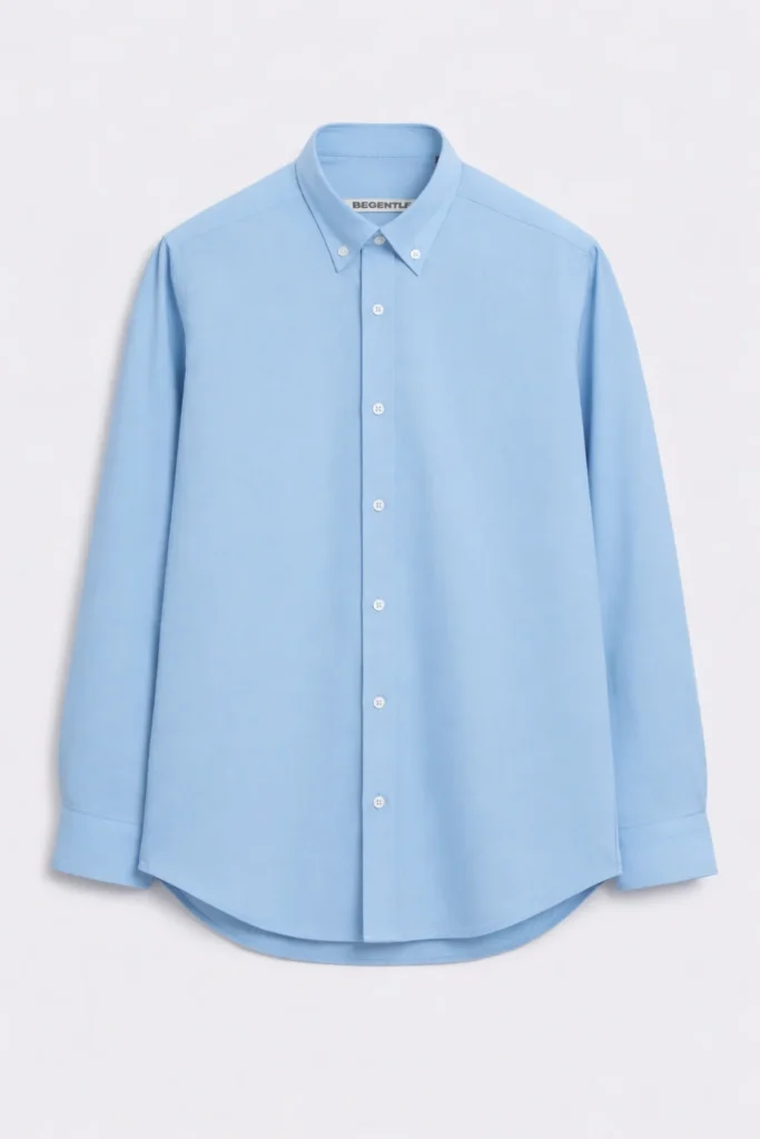 Сорочка-оксфорд блакитна be Gentleman 2